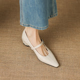 Tamsin | Mary Jane Shoe with Pointed Toe