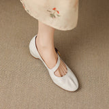 Quira | Mary Jane Shoe with Round Toe