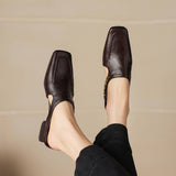 Vyla | Mules Made from Authentic Leather