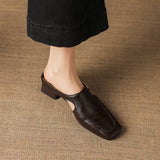 Vyla | Mules Made from Authentic Leather