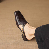 Vyla | Mules Made from Authentic Leather