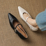 Tamsin | Mary Jane Shoe with Pointed Toe