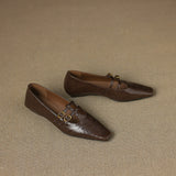 Ceyla | Mary Jane Shoe with Two Straps and Brogue Holes