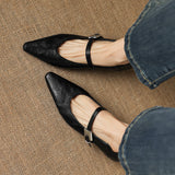 Tamsin | Mary Jane Shoe with Pointed Toe