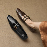 Ceyla | Mary Jane Shoe with Two Straps and Brogue Holes