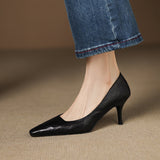 Zala | Authentic Leather Heels