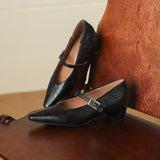 Tamsin | Mary Jane Shoe with Pointed Toe