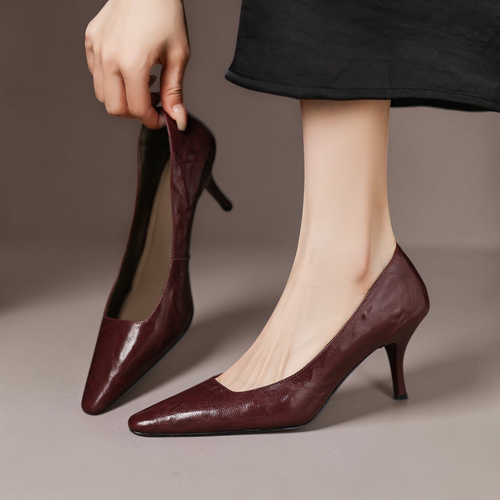 Zala | Authentic Leather Heels