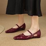Quenby | Mary Jane Shoe with Mesh Design