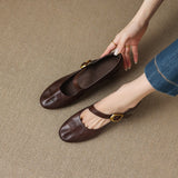 Quira | Mary Jane Shoe with Round Toe
