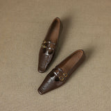 Ceyla | Mary Jane Shoe with Two Straps and Brogue Holes