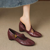 Quira | Mary Jane Shoe with Round Toe