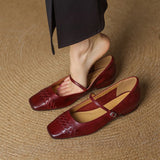 Verity | Mary Jane Shoe with Square Toe