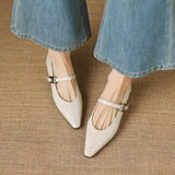 Tamsin | Mary Jane Shoe with Pointed Toe