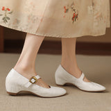 Quira | Mary Jane Shoe with Round Toe