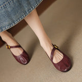 Quira | Mary Jane Shoe with Round Toe