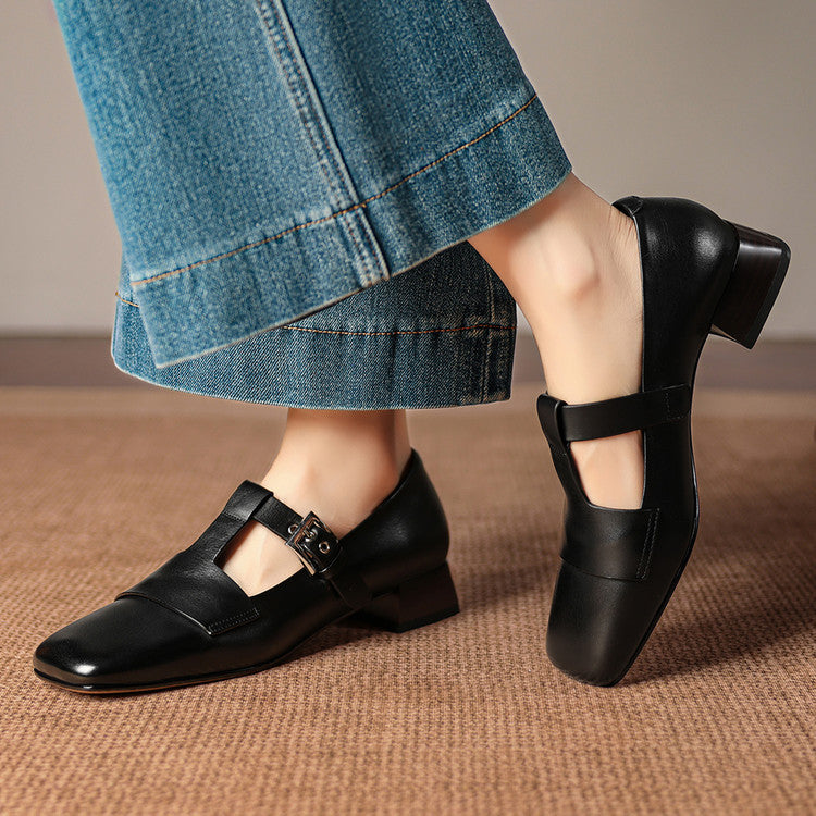 Veyra | Authentic Leather Heels