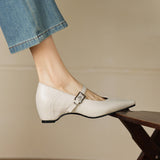 Tamsin | Mary Jane Shoe with Pointed Toe