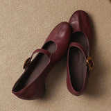 Quira | Mary Jane Shoe with Round Toe