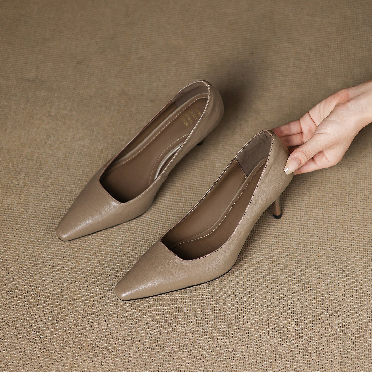 Zala | Authentic Leather Heels