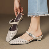 Nilda | Authentic Leather Clogs