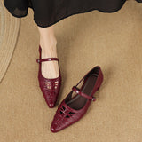 Quenby | Mary Jane Shoe with Mesh Design
