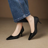 Zala | Authentic Leather Heels