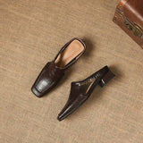 Vyla | Mules Made from Authentic Leather
