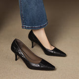 Zala | Authentic Leather Heels