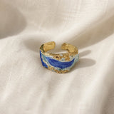 Ocean Gold Ring