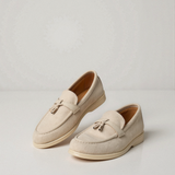 Beige Moccasin with Fringes – Elegant and Comfortable