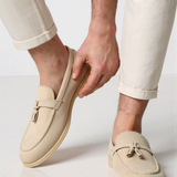 Beige Moccasin with Fringes – Elegant and Comfortable