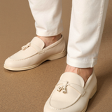 Beige Moccasin with Fringes – Elegant and Comfortable