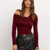 Clara Monroe One-Shoulder Top