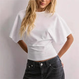 Arden Cotton Draped Polo
