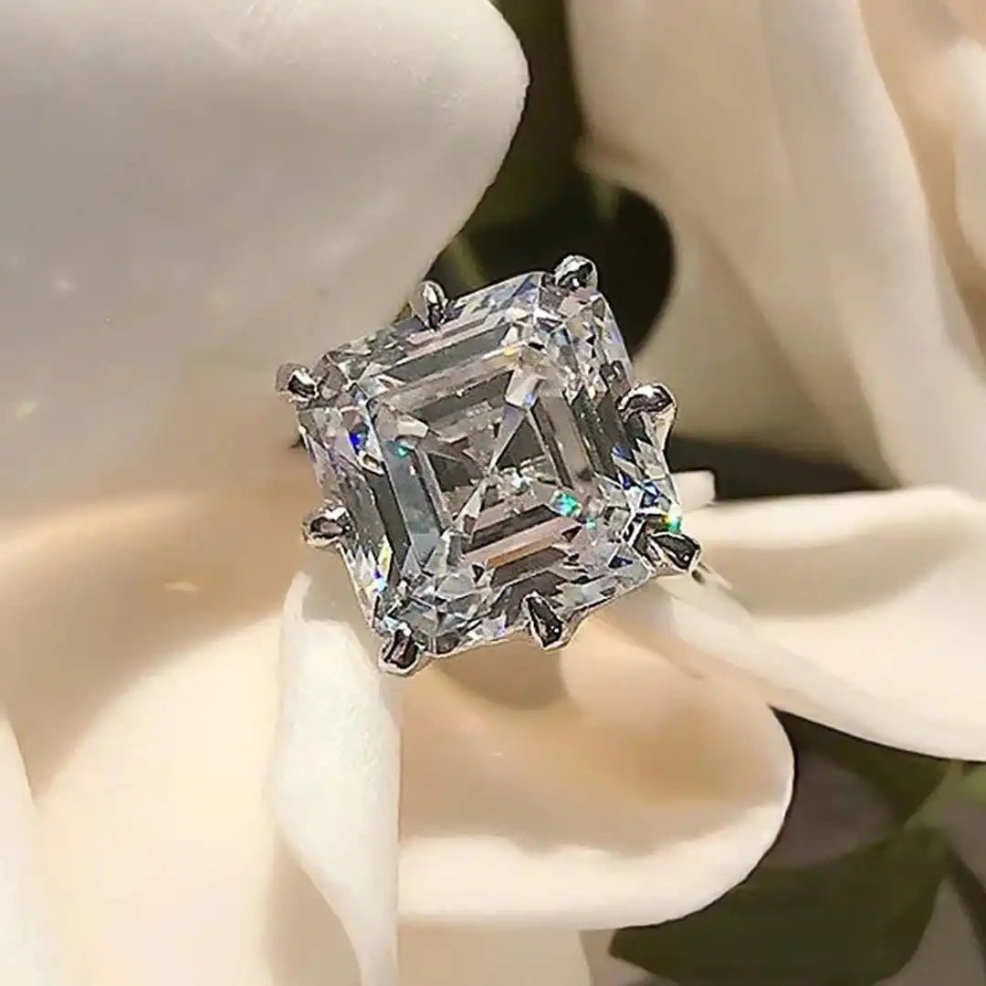 Classic Gold Ring with Cubic Zirconia