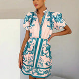 Kelsi Cauliflower Linen Dress, Two Pieces