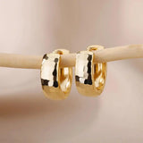 Eternal Carved Gold Earrings