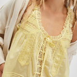 Fiorella Top with Lace