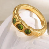 Rose Gold Filled Ring with Gold Plating