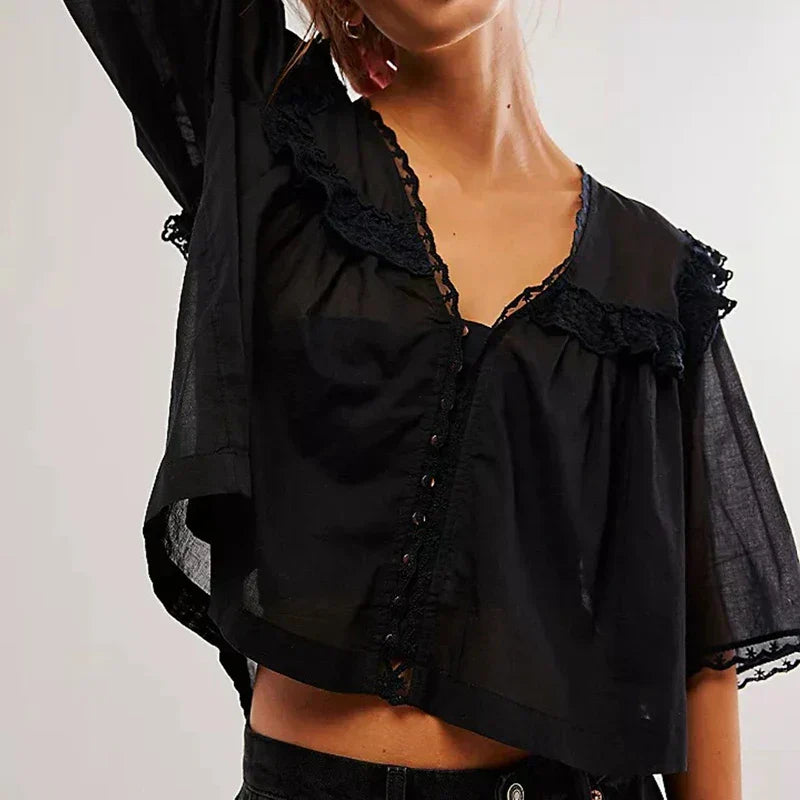 Marais Ruffle Blouse