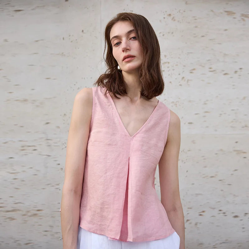 Reversible Chambray Gilet