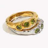 Rose Gold Filled Ring with Gold Plating
