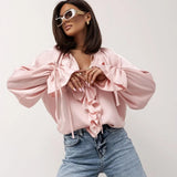 Liora Selim Blouse with Puff Sleeves