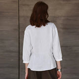 Linen V-Neck T-Shirt