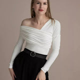 Clara Monroe One-Shoulder Top