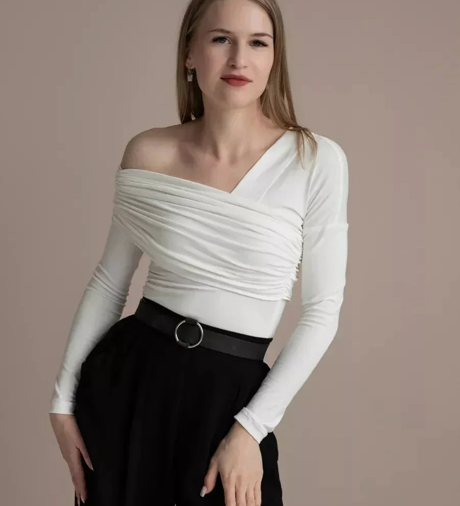 Clara Monroe One-Shoulder Top