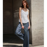 Women's Canvas Top with V-Cut