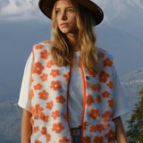 Women's Floral Fleece Gilet