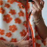 Women's Floral Fleece Gilet